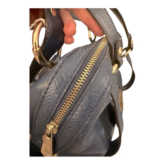 Authentic Michael Kors Navy Blue Pebble Leather Shoulder Bag! COA included - Picture 12 of 12